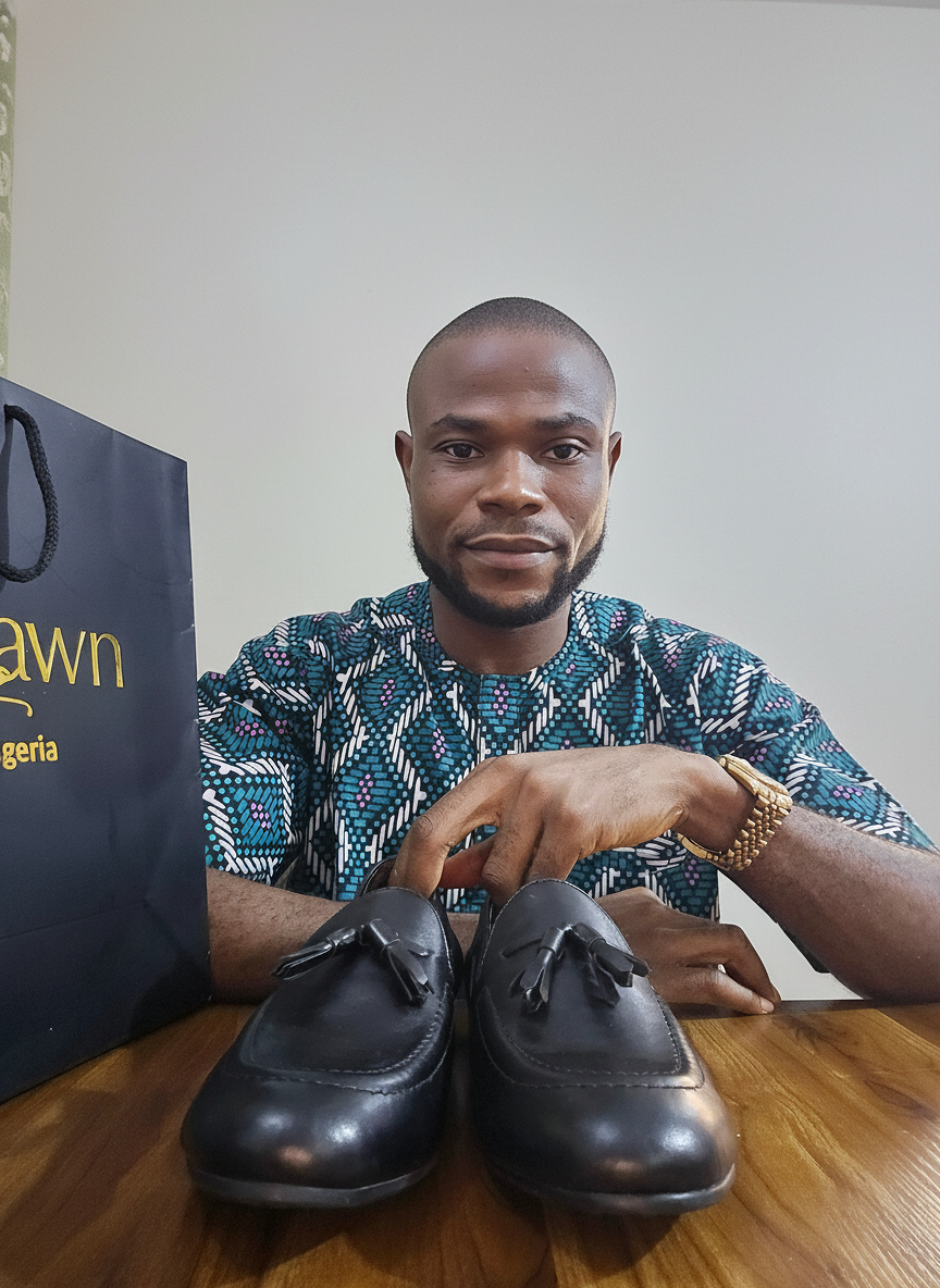 Chijioke Nwabasili, founder of Ilisabawn custom handmade leather shoes